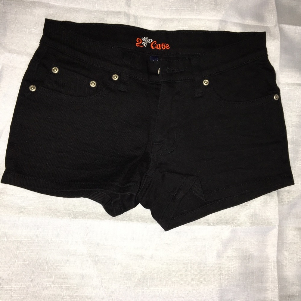 NWOT SIZE 1 BLACK JEAN SHORTS SMALL SUMMER BEACH VACATION